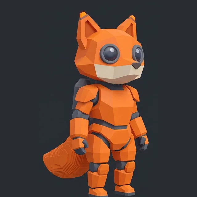 Foxbot, one of the Kitplate robots